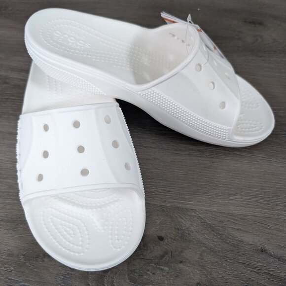 NWT Crocs Baya II Slide White Size 8 - Picture 1 of 7